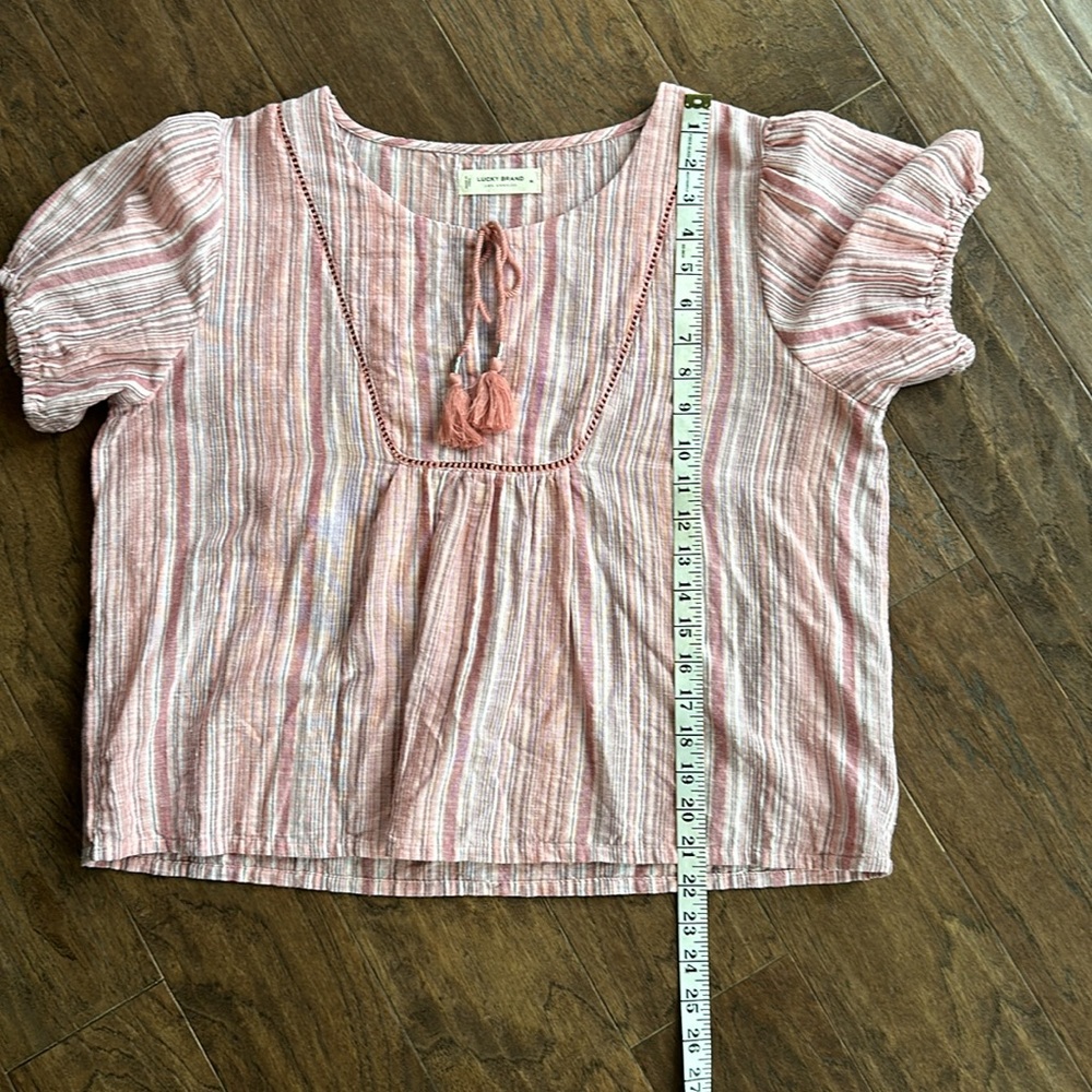 💐Spring sale! 50% off!💐 Lucky Brand Peasant Top - Picture 7 of 7